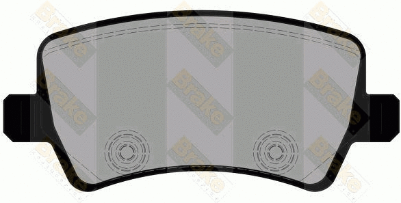 Brake Pad Set, disc brake (PA1784)