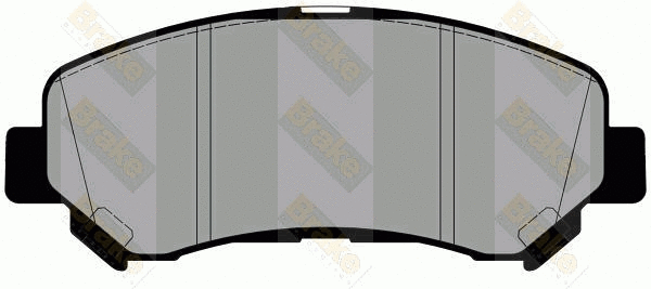 Brake Pad Set, disc brake (PA1775)