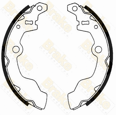 Brake Shoe Set (SH1605)
