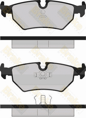 Brake Pad Set, disc brake (PA707)