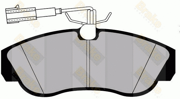 Brake Pad Set, disc brake (PA1283)