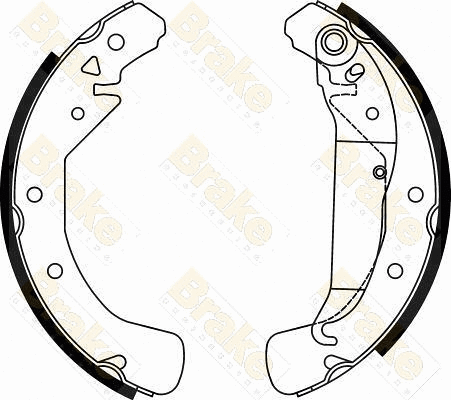Brake Shoe Set (SH2497)