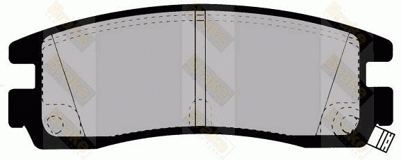 Brake Pad Set, disc brake (PA1167)