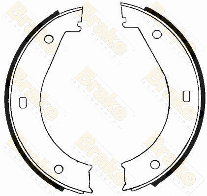 Brake Shoe Set, parking brake (SH2300)
