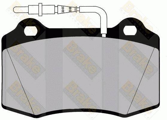 Brake Pad Set, disc brake (PA1259)