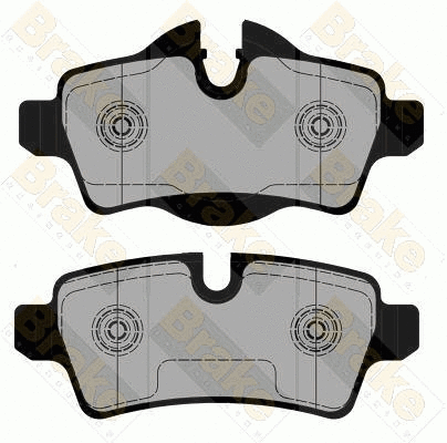 Brake Pad Set, disc brake (PA1845)