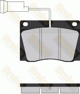 Brake Pad Set, disc brake (PA1217)