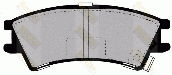 Brake Pad Set, disc brake (PA1239)