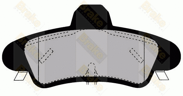 Brake Pad Set, disc brake (PA1524)