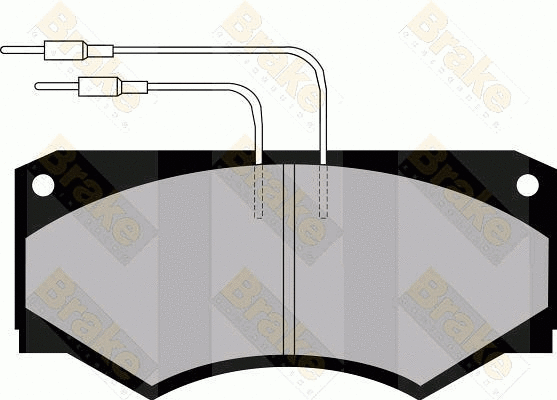 Brake Pad Set, disc brake (PA509)