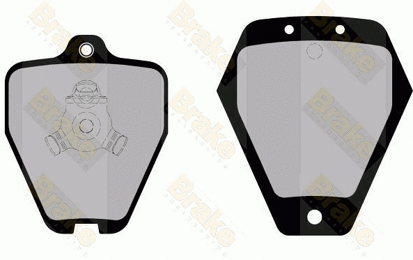 Brake Pad Set, disc brake (PA1443)