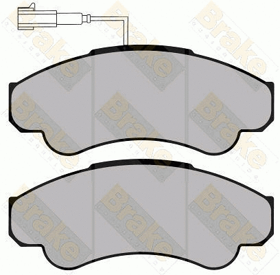 Brake Pad Set, disc brake (PA1284)