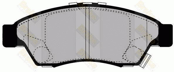 Brake Pad Set, disc brake (PA1502)