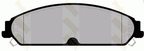 Brake Pad Set, disc brake (PA1767)
