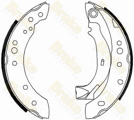 Brake Shoe Set (SH2577)