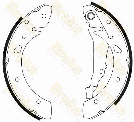 Brake Shoe Set (SH2545)