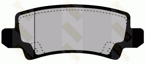 Brake Pad Set, disc brake (PA1554)