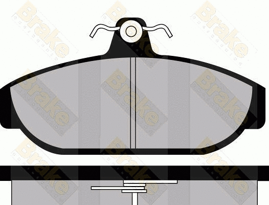 Brake Pad Set, disc brake (PA389)