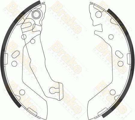 Brake Shoe Set (SH2602)