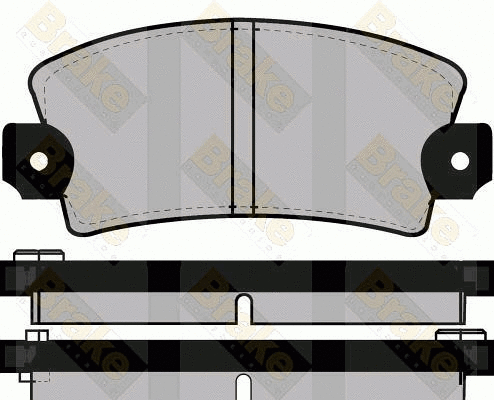 Brake Pad Set, disc brake (PA228)