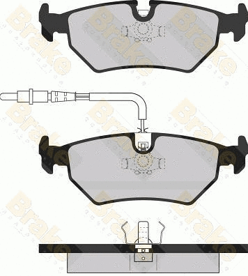 Brake Pad Set, disc brake (PA1064)