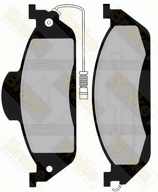 Brake Pad Set, disc brake (PA1240)