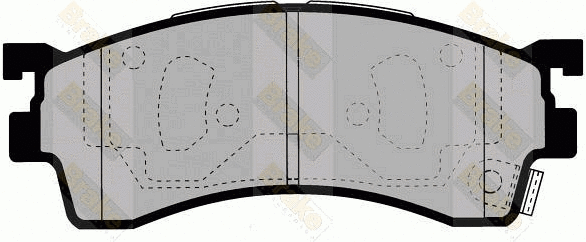 Brake Pad Set, disc brake (PA1365)