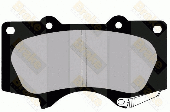 Brake Pad Set, disc brake (PA1616)