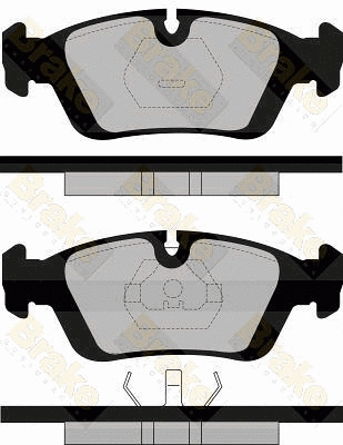 Brake Pad Set, disc brake (PA602)