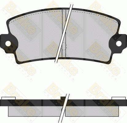Brake Pad Set, disc brake (PA415)