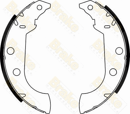 Brake Shoe Set (SH1272)