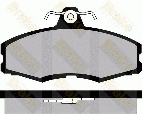 Brake Pad Set, disc brake (PA341)