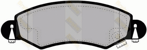 Brake Pad Set, disc brake (PA1324)