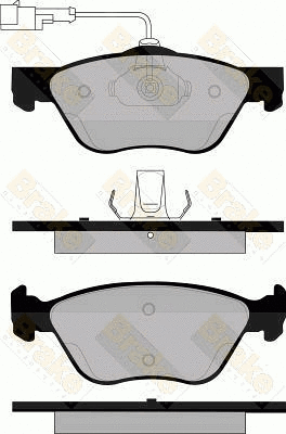 Brake Pad Set, disc brake (PA1108)