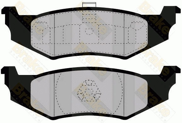 Brake Pad Set, disc brake (PA1331)