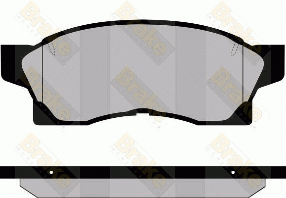 Brake Pad Set, disc brake (PA847)
