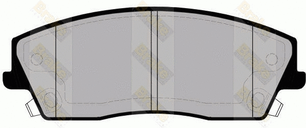 Brake Pad Set, disc brake (PA1710)