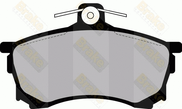 Brake Pad Set, disc brake (PA1131)