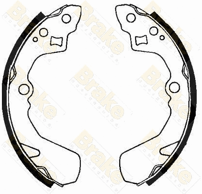 Brake Shoe Set (SH2531)