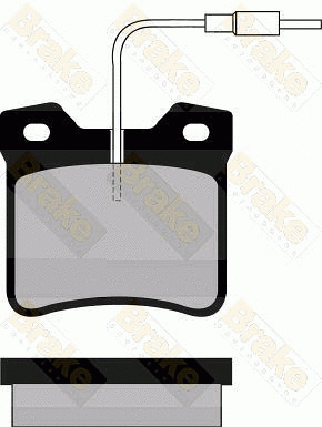 Brake Pad Set, disc brake (PA569)