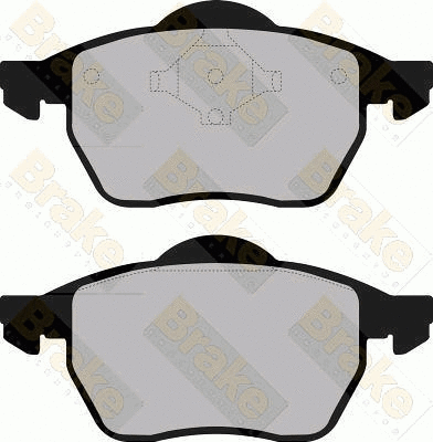 Brake Pad Set, disc brake (PA1110)