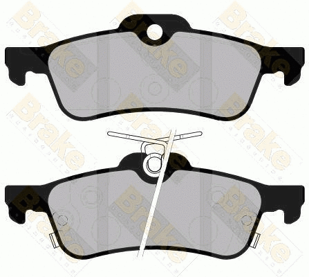 Brake Pad Set, disc brake (PA1750)