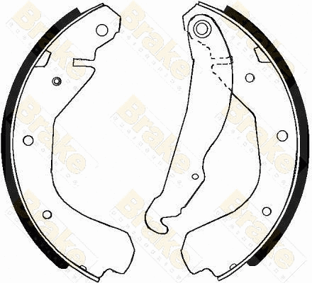 Brake Shoe Set (SH2214)