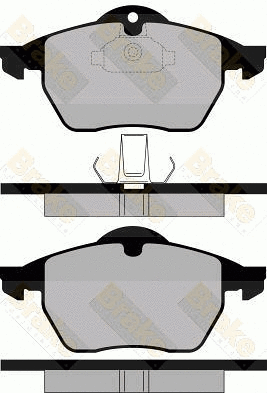 Brake Pad Set, disc brake (PA1116)