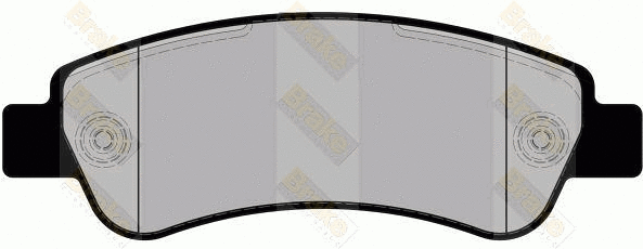 Brake Pad Set, disc brake (PA1756)