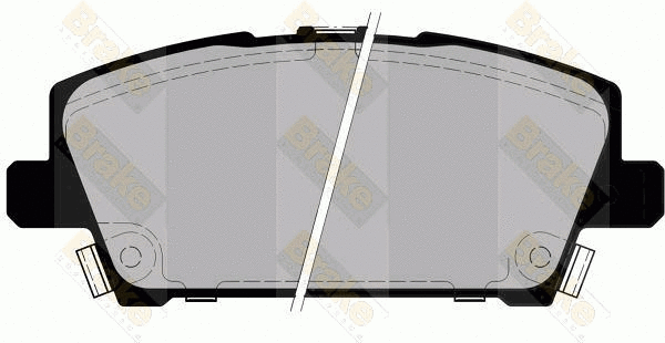 Brake Pad Set, disc brake (PA1729)