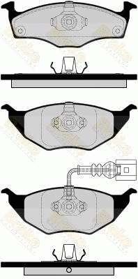 Brake Pad Set, disc brake (PA1479)