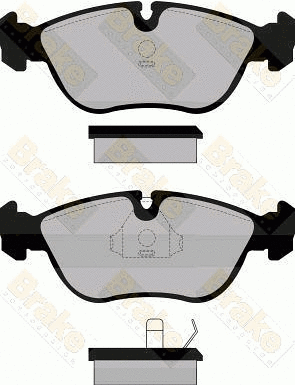 Brake Pad Set, disc brake (PA878)