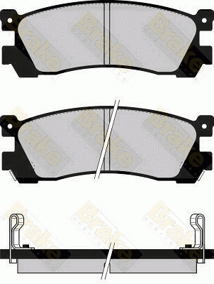 Brake Pad Set, disc brake (PA551)