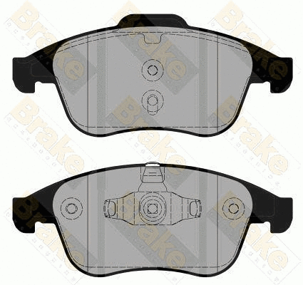 Brake Pad Set, disc brake (PA1816)
